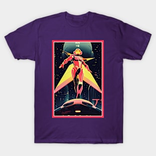 Retro Anime Comic Hero | Anime Origin | Vintage Anime Art T-Shirt